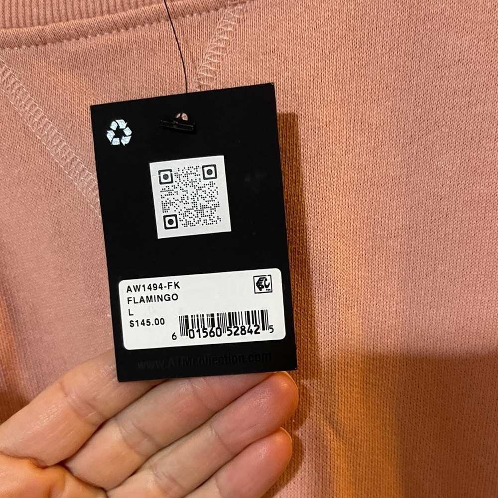 ATM Ruffle Sleeve Sweatshirt. - Picture 2 of 3